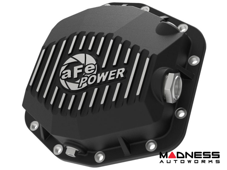 Ford Bronco Rear Differential Cover - Black w/ Machined Fins - aFe